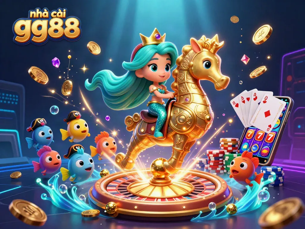 Join the thrilling action at nhà cái gg88 with colorful characters and casino games.